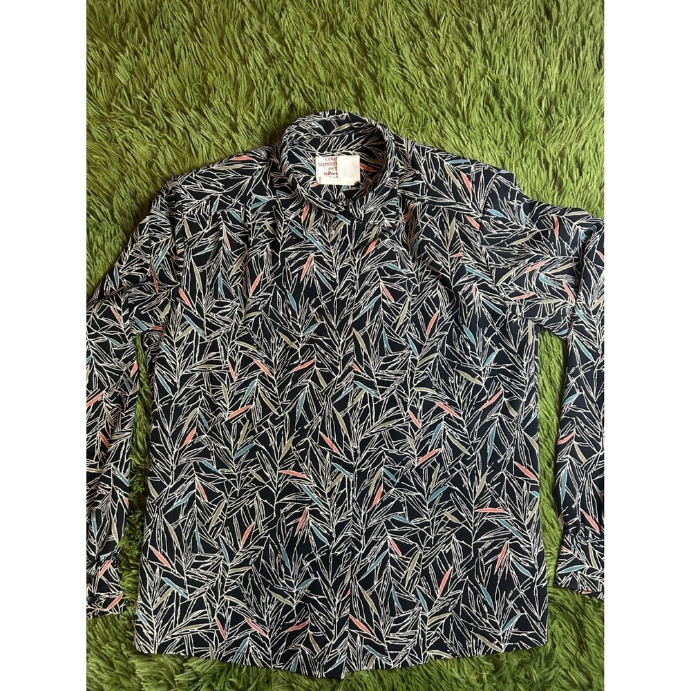 Pendleton Blouse Womens Petite 6 Black Vintage Country Sophisticates Bow Tie